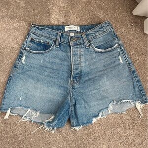 Abercrombie & Fitch Blue Jean Shorts